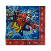 SERVILLETAS SPIDERMAN 12 UNIDADES